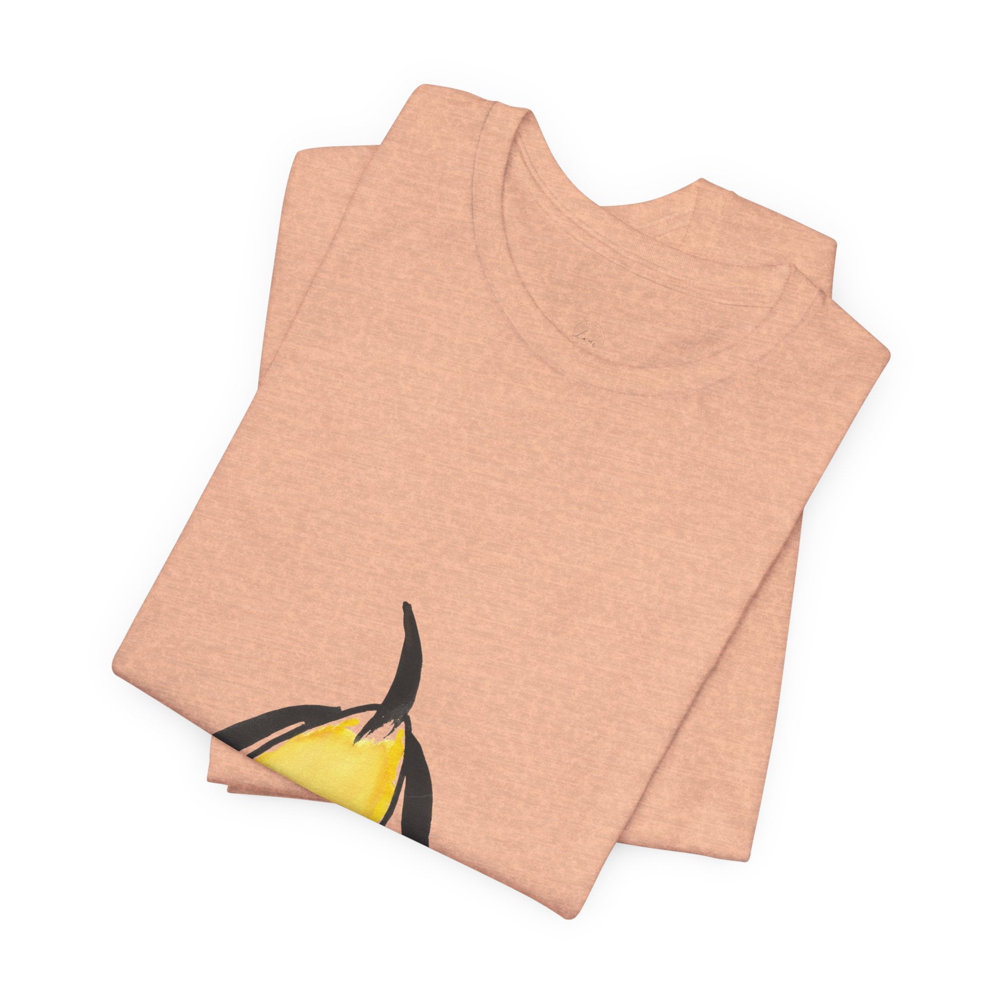 Artist Link: Minimal Yellow Penguin Graphic T-Shirt
