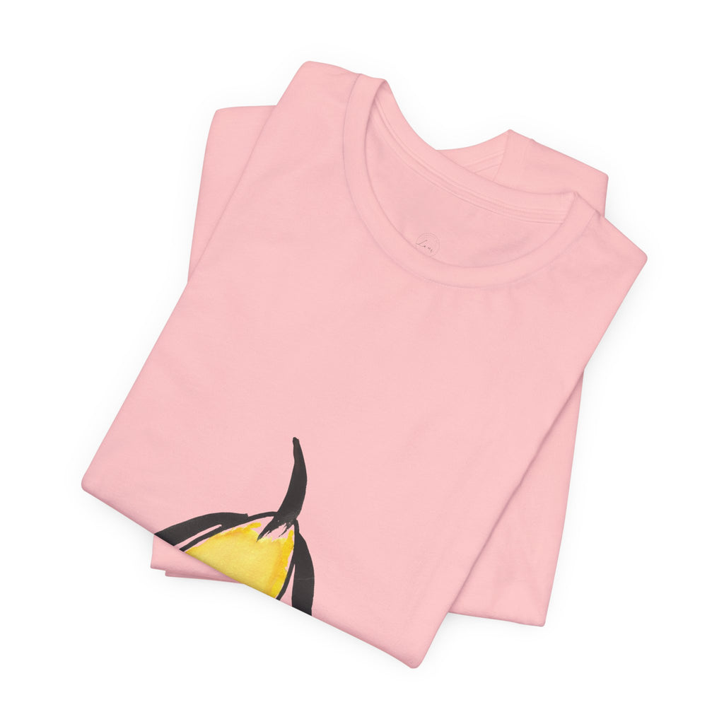 Artist Link: Minimal Yellow Penguin Graphic T-Shirt
