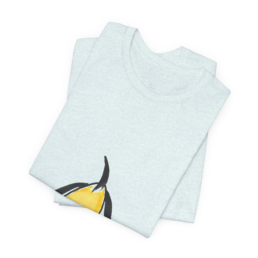 Artist Link: Minimal Yellow Penguin Graphic T-Shirt