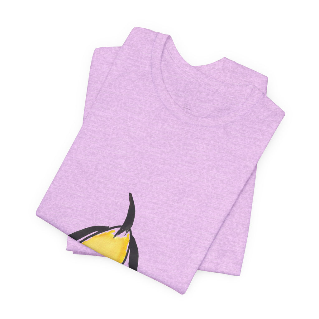 Artist Link: Minimal Yellow Penguin Graphic T-Shirt