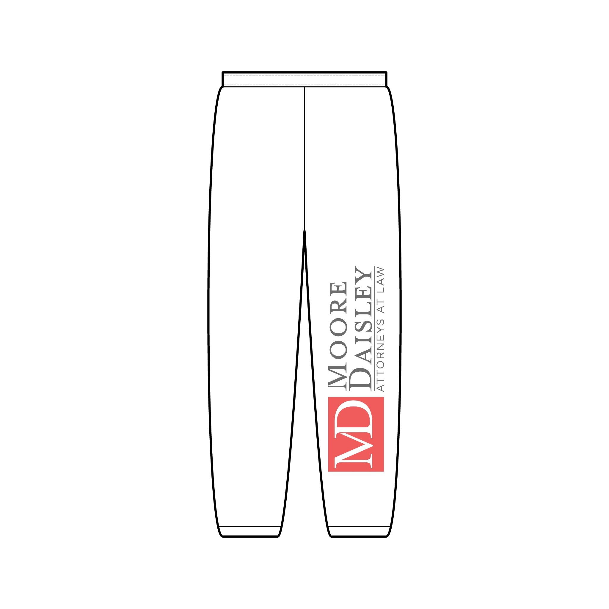 Moore Daisley Law Logo Sweatpants — MD Attorney Branded Joggers