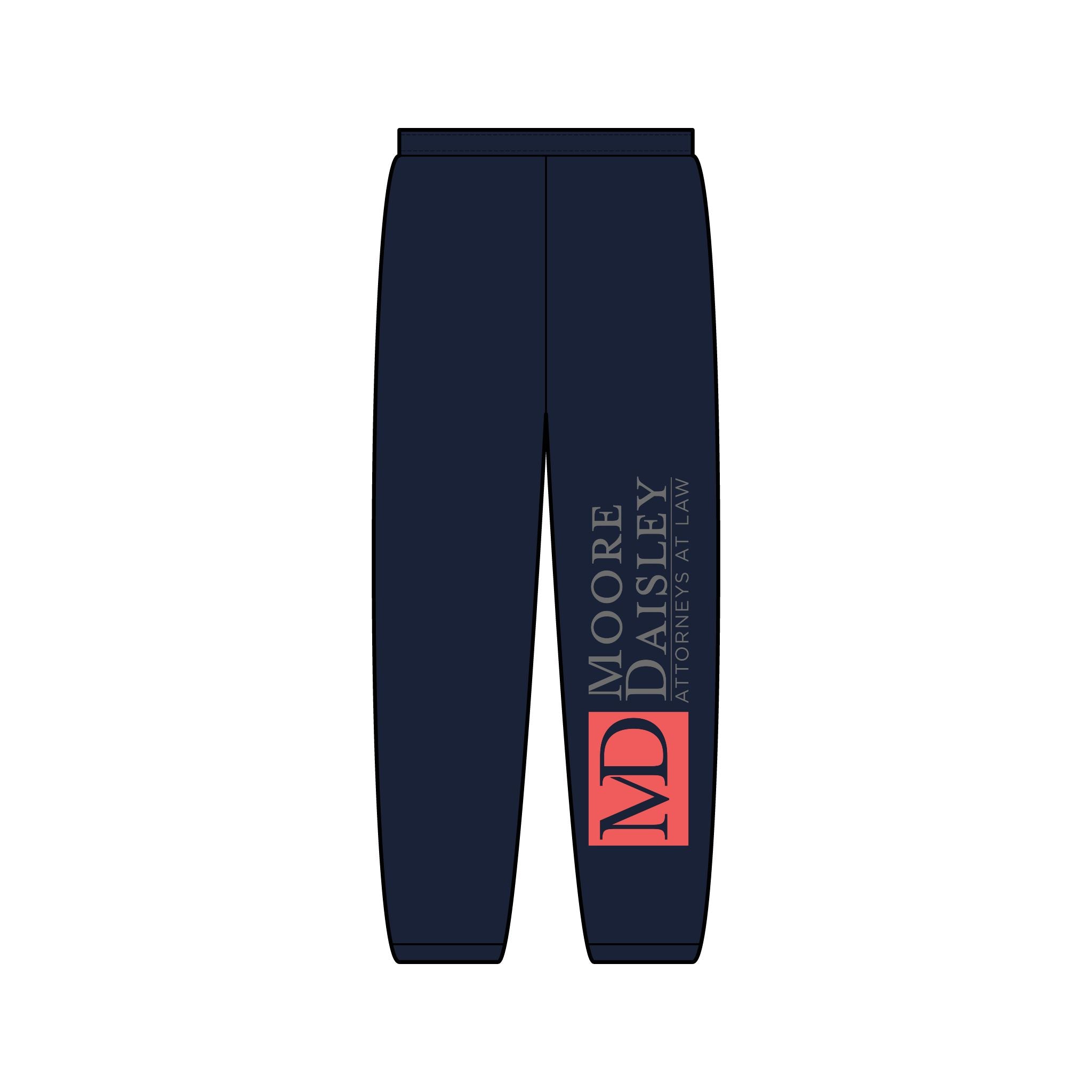 Moore Daisley Law Logo Sweatpants — MD Attorney Branded Joggers