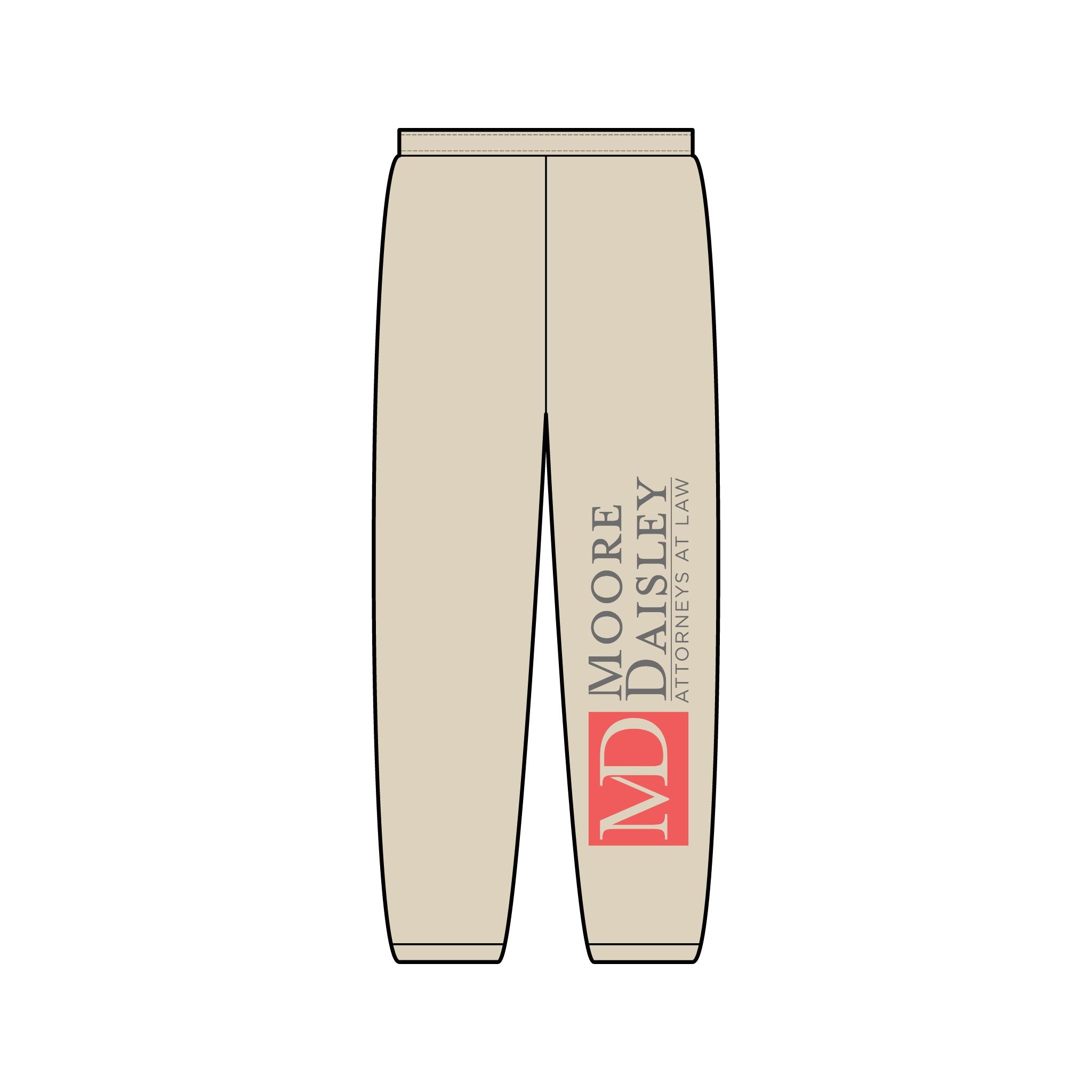Moore Daisley Law Logo Sweatpants — MD Attorney Branded Joggers