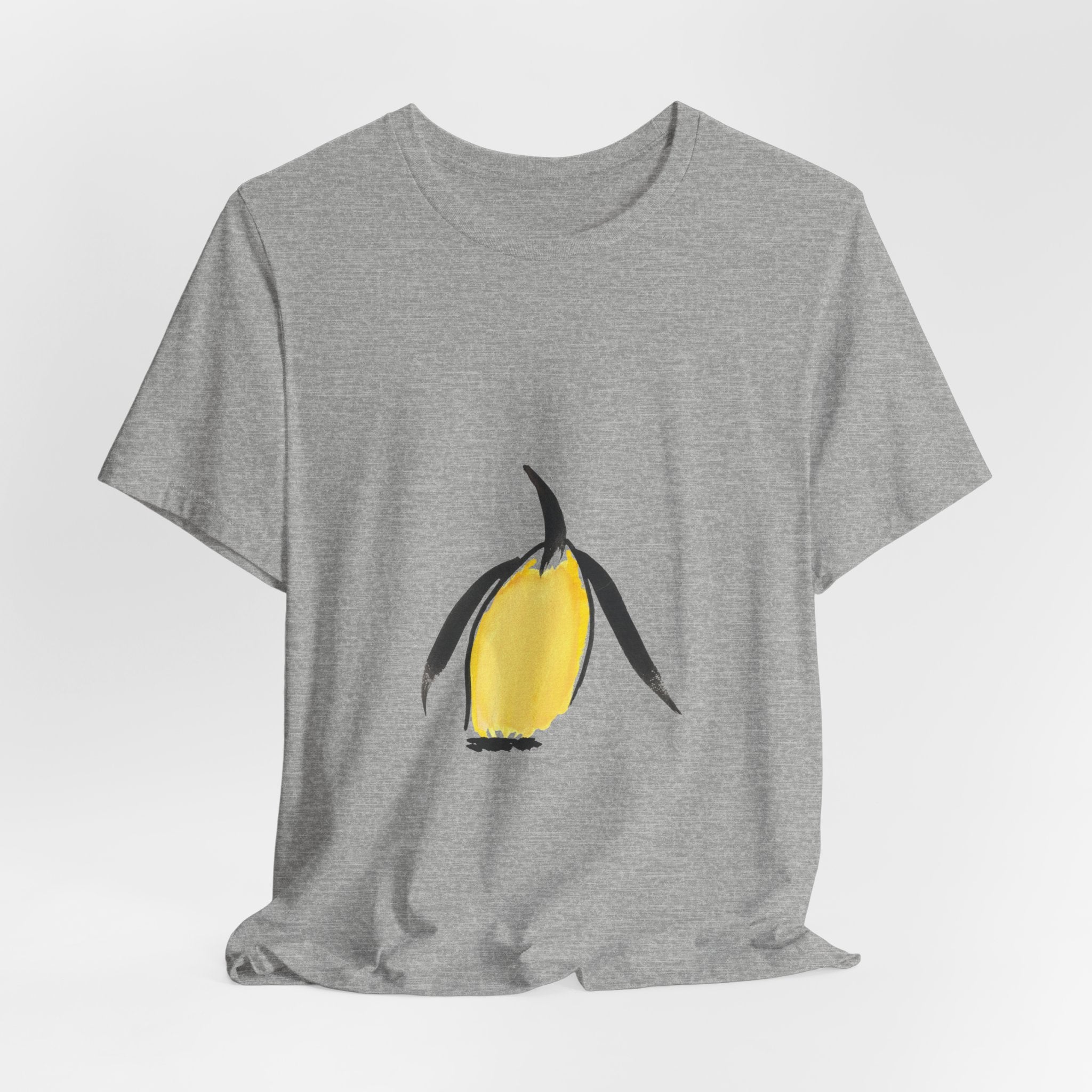 Artist Link: Minimal Yellow Penguin Graphic T-Shirt