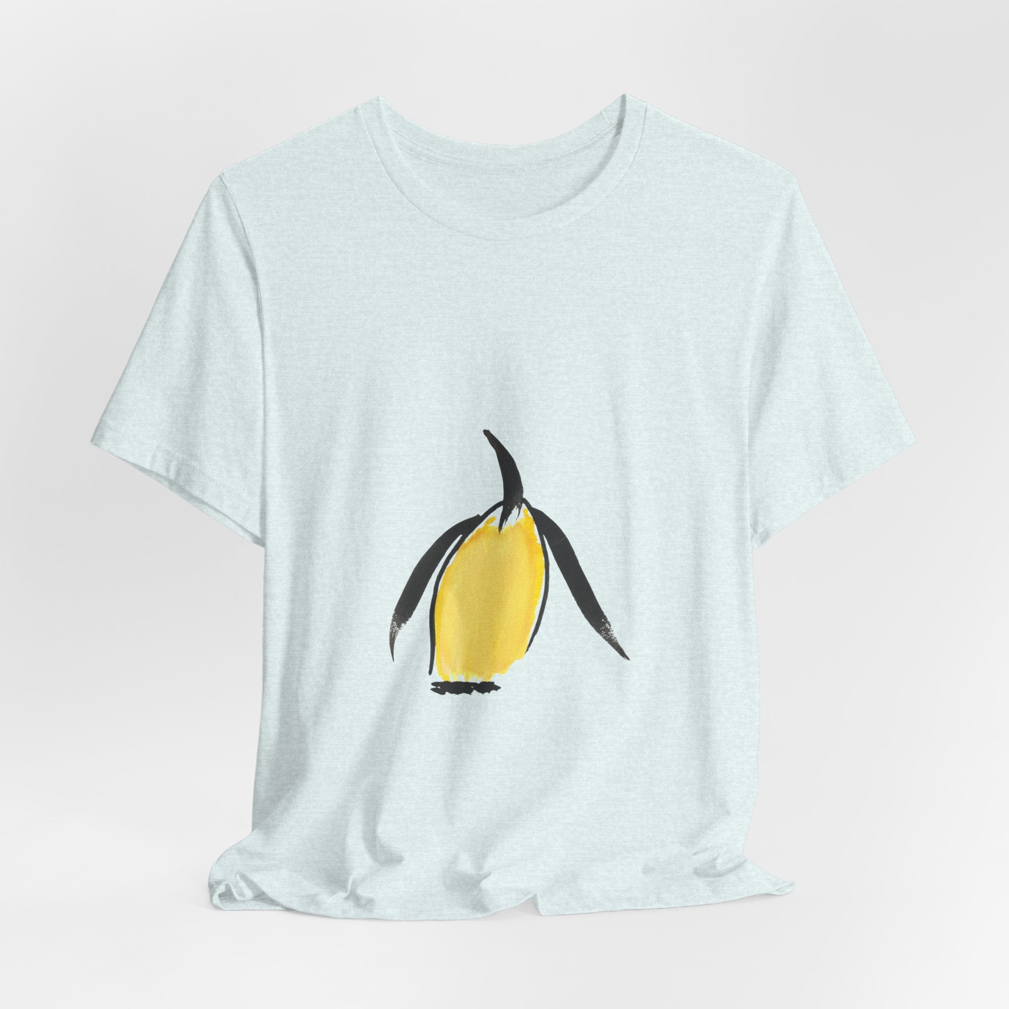 Artist Link: Minimal Yellow Penguin Graphic T-Shirt