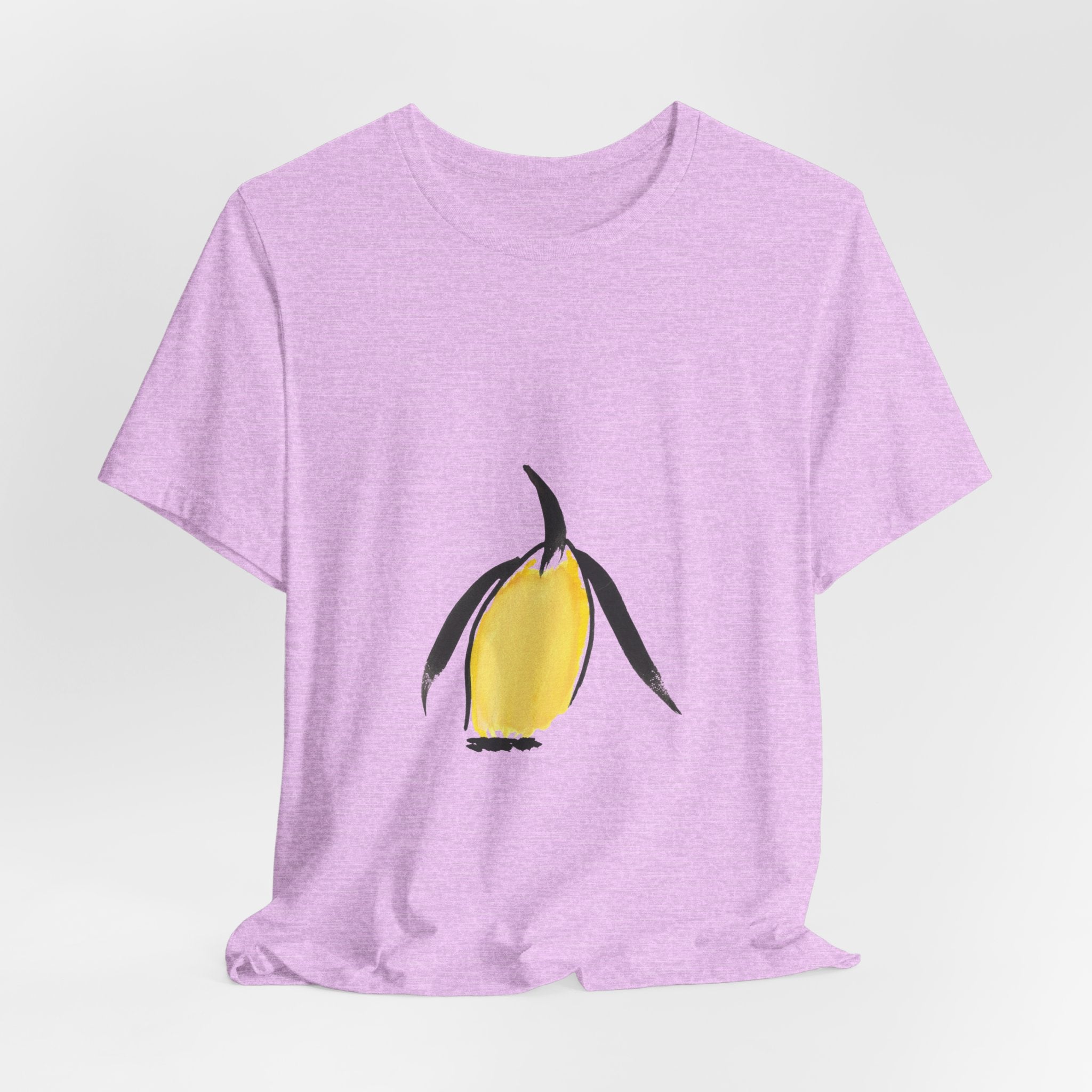 Artist Link: Minimal Yellow Penguin Graphic T-Shirt