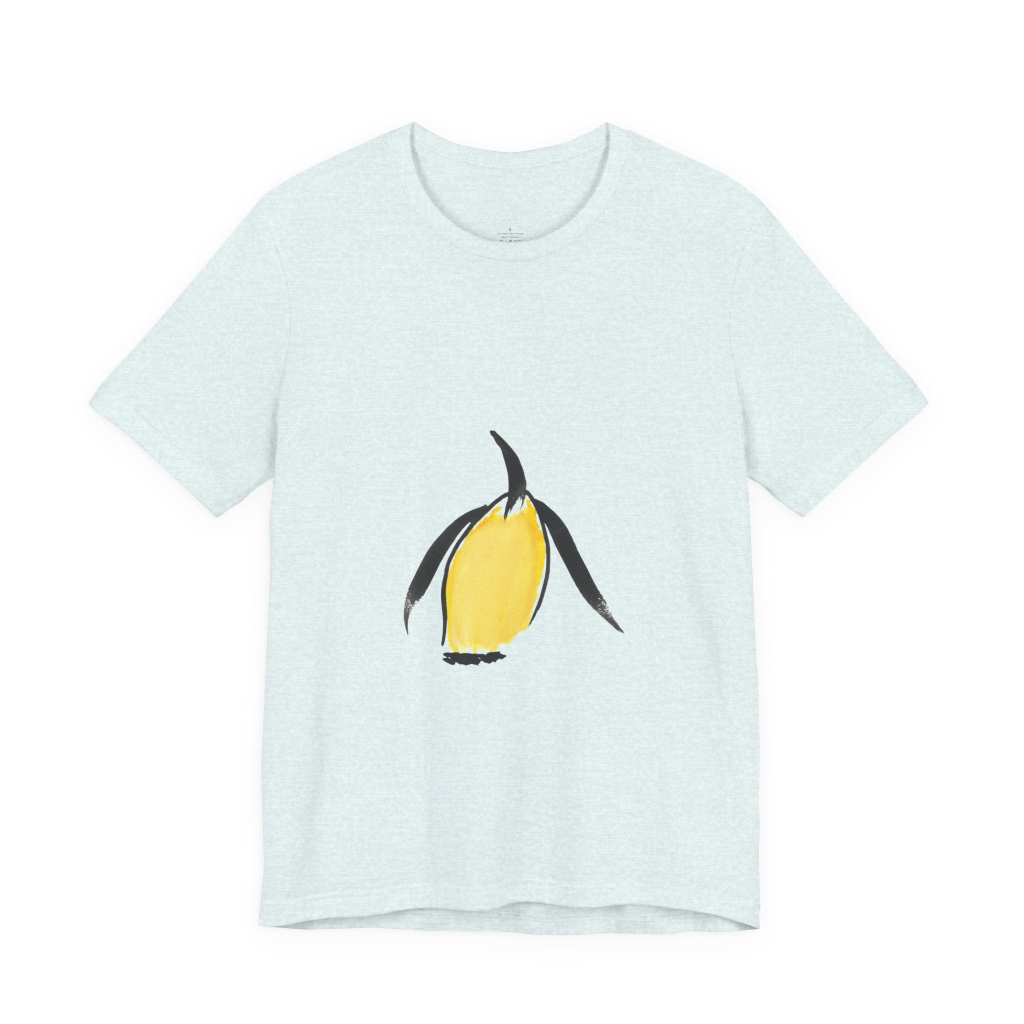 Artist Link: Minimal Yellow Penguin Graphic T-Shirt