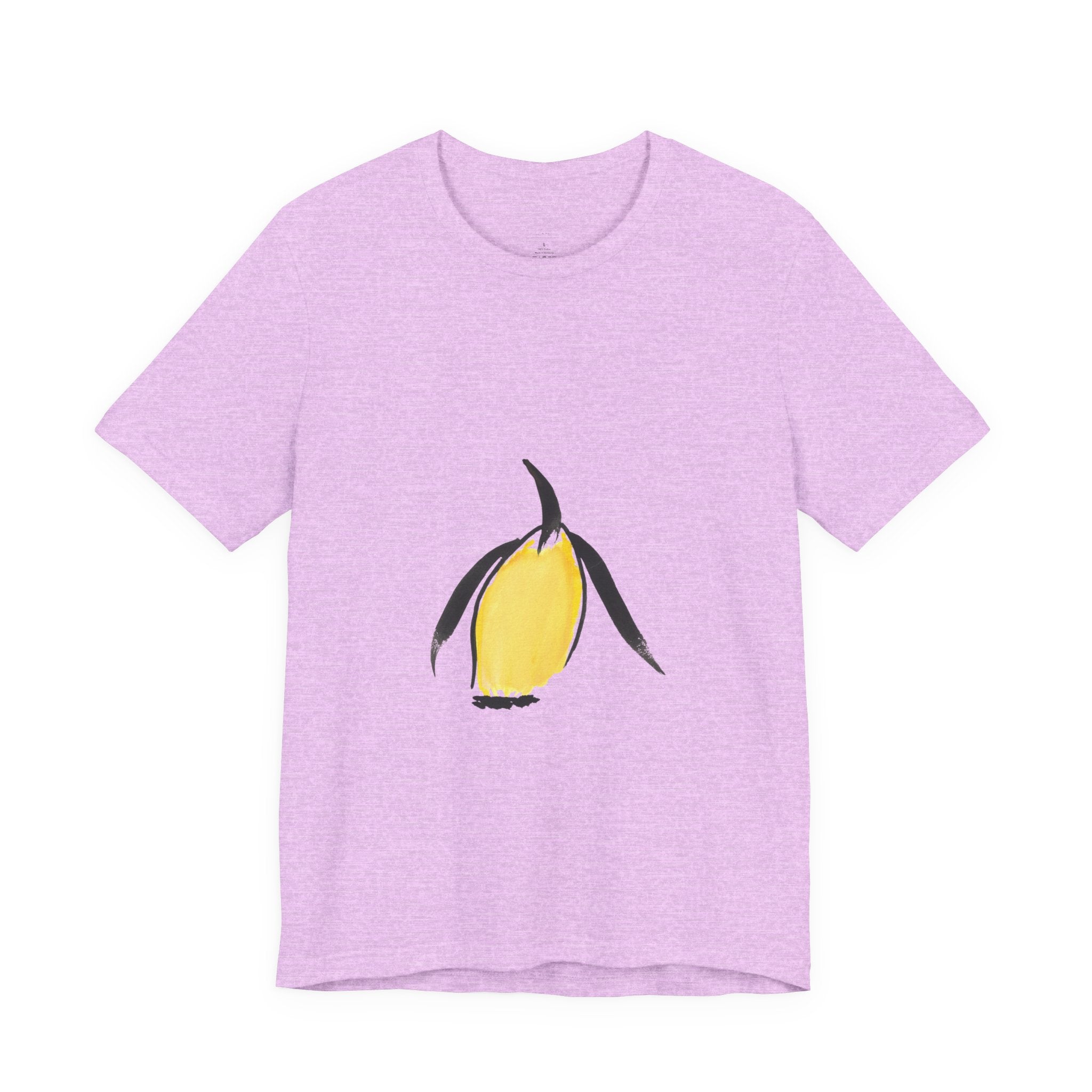 Artist Link: Minimal Yellow Penguin Graphic T-Shirt