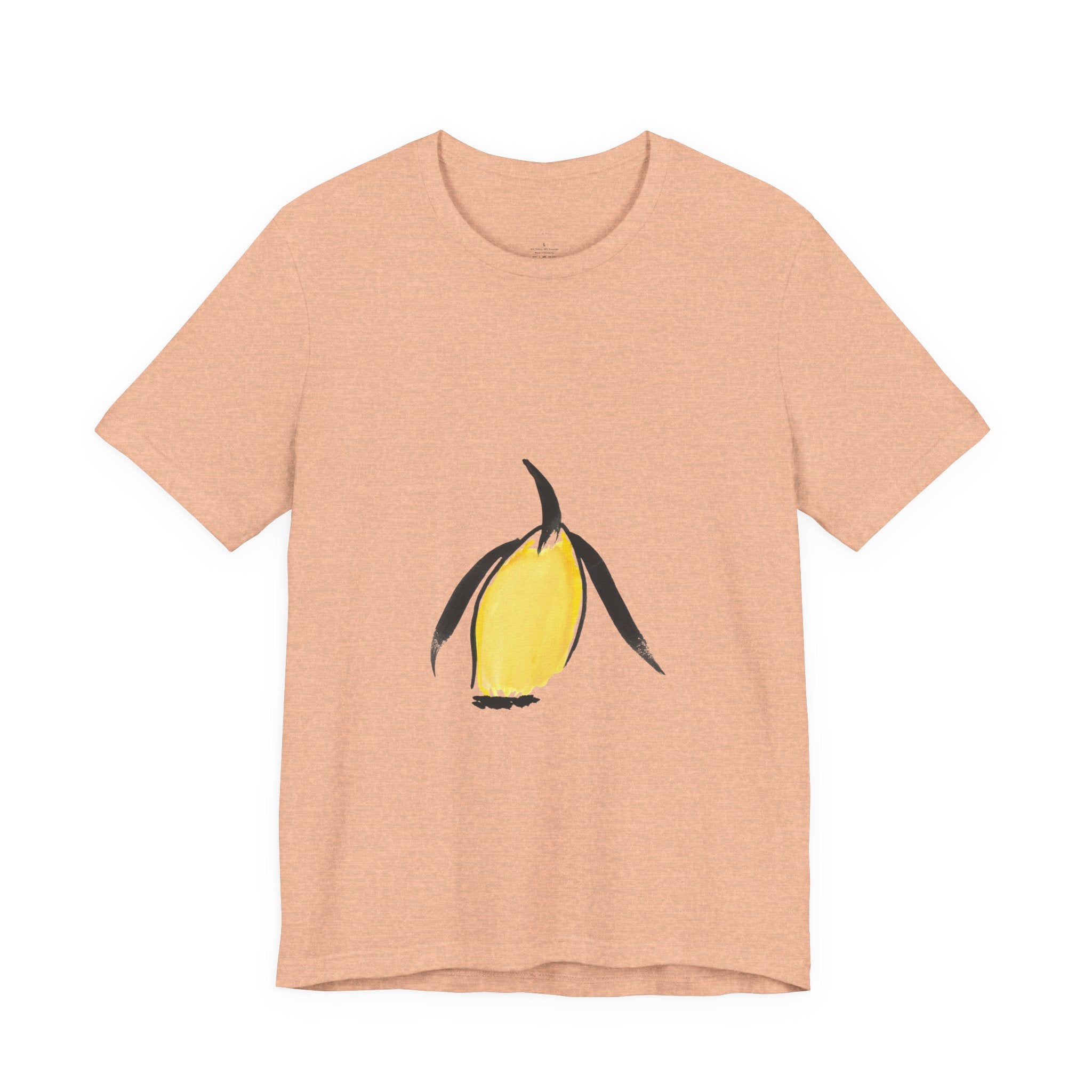 Artist Link: Minimal Yellow Penguin Graphic T-Shirt