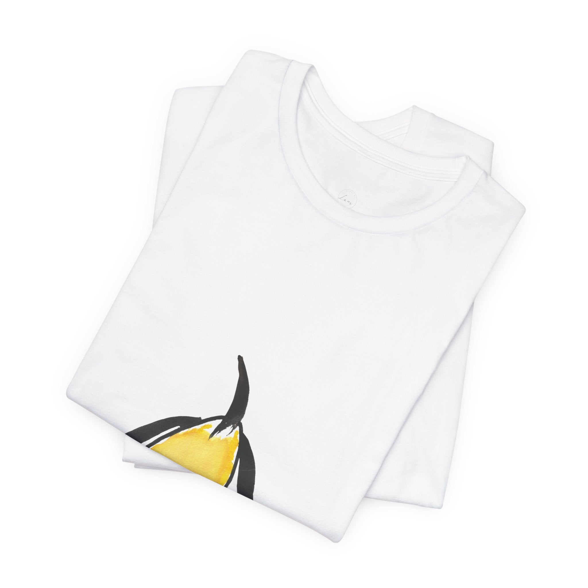 Artist Link: Minimal Yellow Penguin Graphic T-Shirt