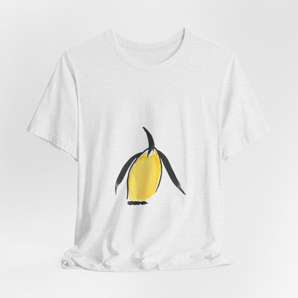 Artist Link: Minimal Yellow Penguin Graphic T-Shirt