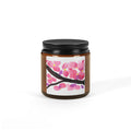 Artist Link: Cherry Blossom Soy Candle — Scented Amber Jar