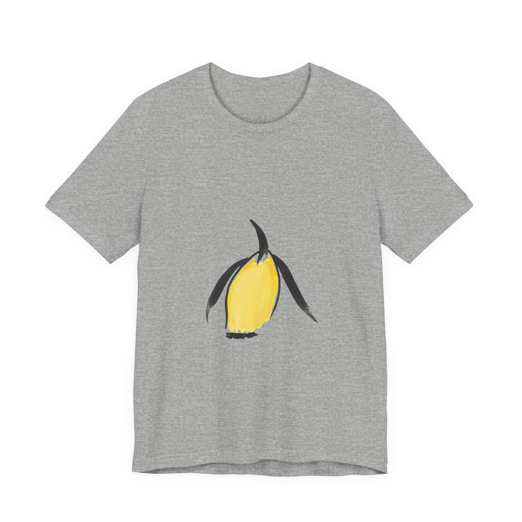 Artist Link: Minimal Yellow Penguin Graphic T-Shirt