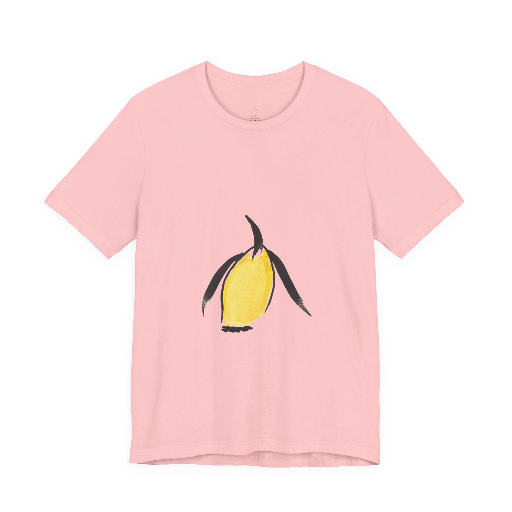 Artist Link: Minimal Yellow Penguin Graphic T-Shirt
