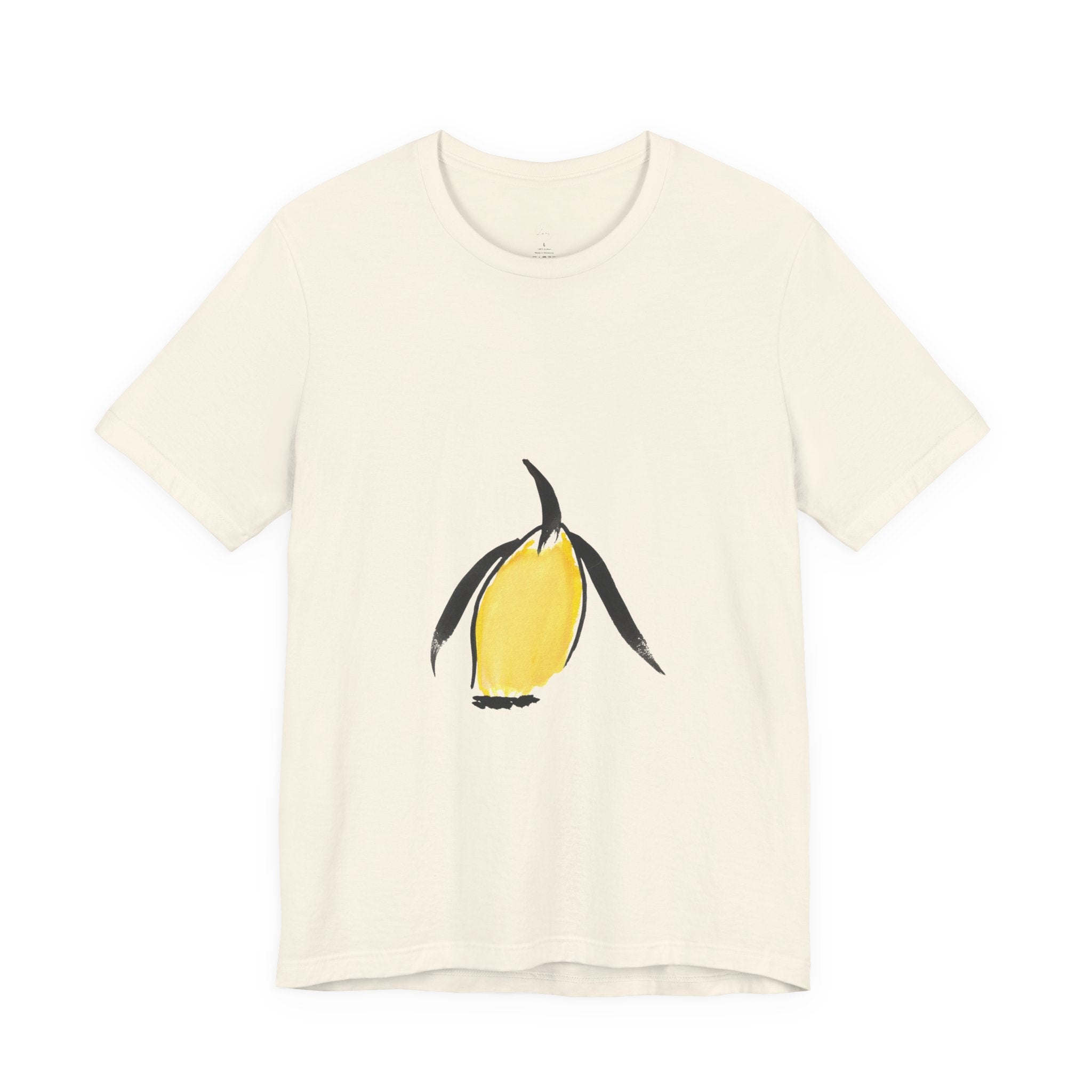 Artist Link: Minimal Yellow Penguin Graphic T-Shirt