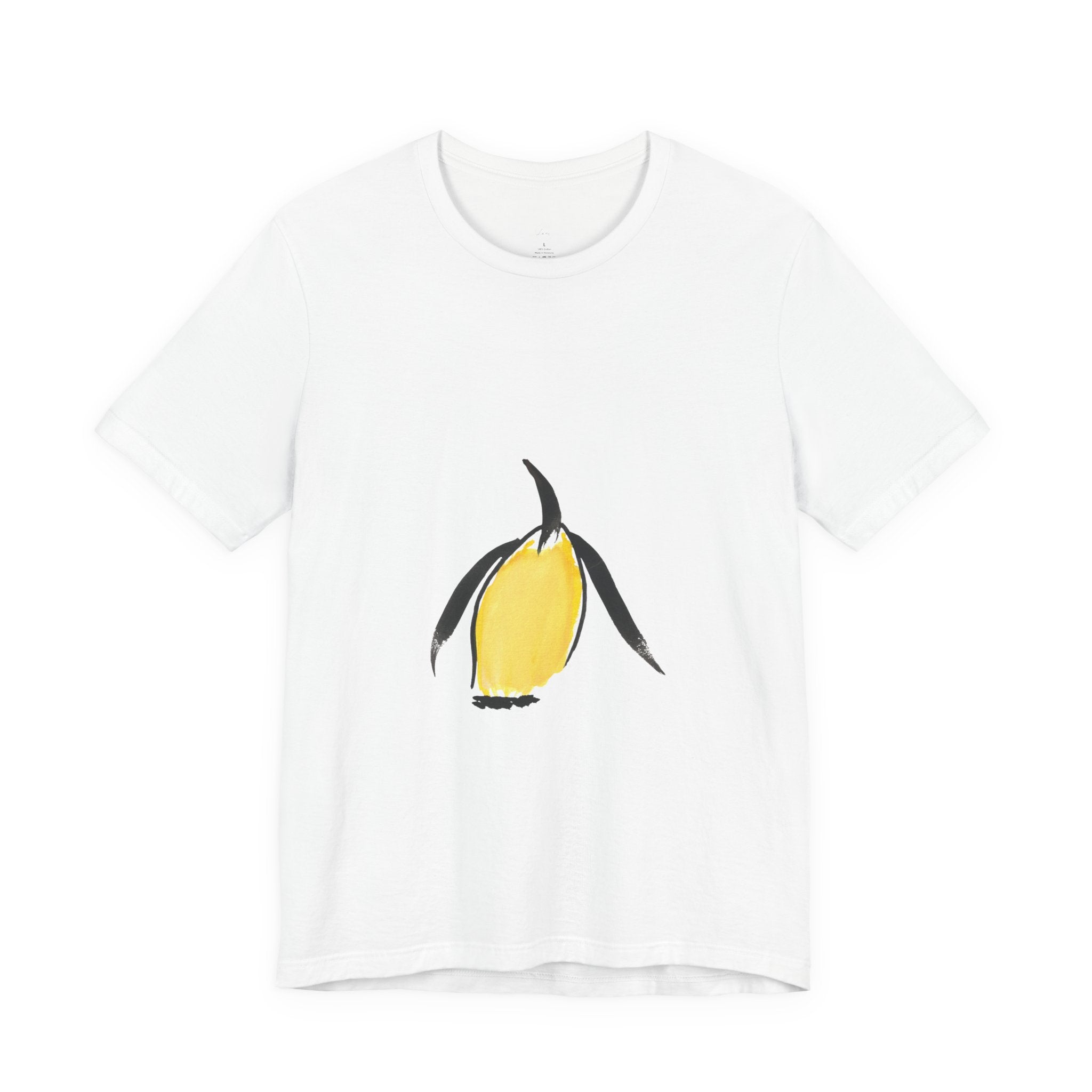 Artist Link: Minimal Yellow Penguin Graphic T-Shirt